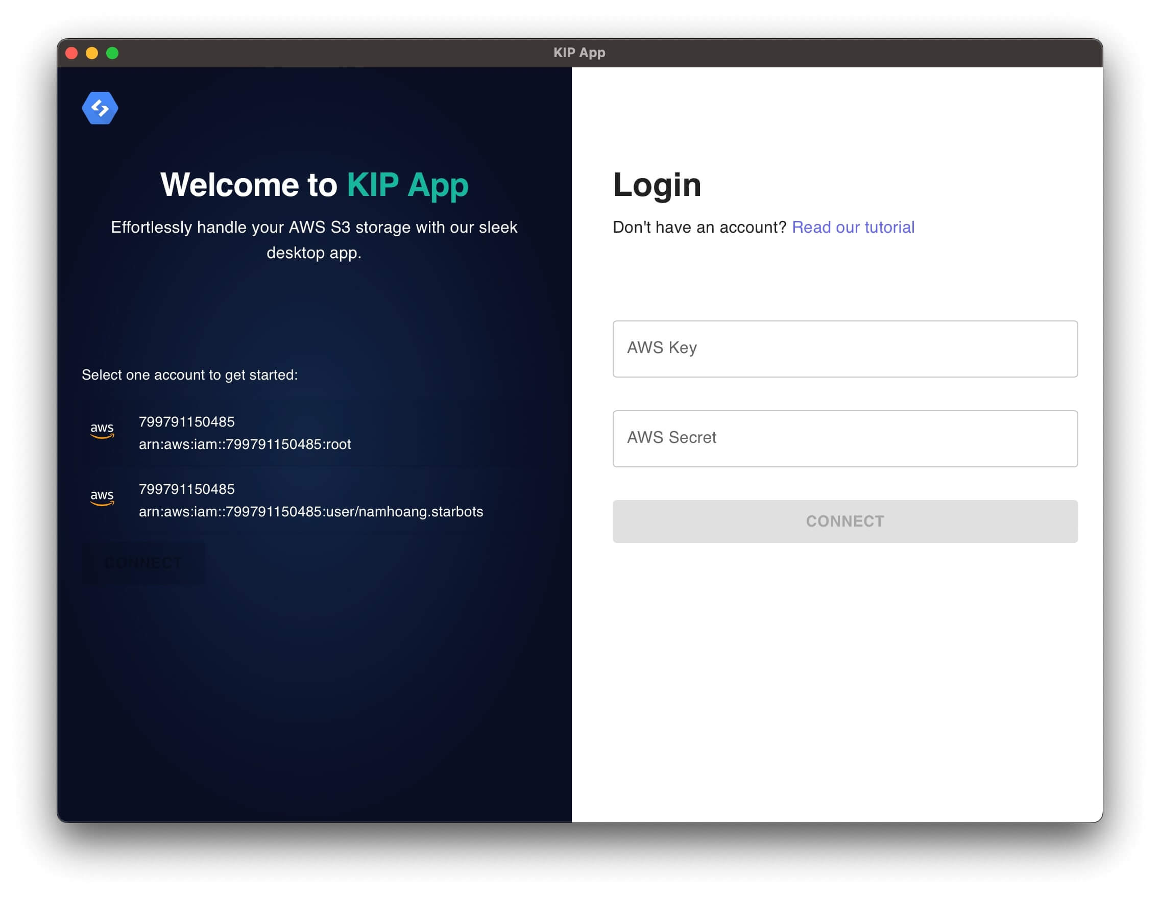 revamped login page